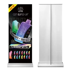 Custom AD Digital Printed Aluminum Roll up Banner Stands Personalized Kakemono 80*200M