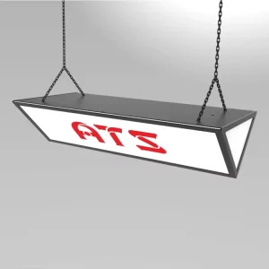 Custom Acrylic LED Illuminated Light Boxes for Supermarket, Shopping Mall, Parking Lot Signage