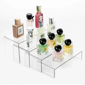 Custom Acrylic Ladder Storage Display Shelves