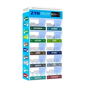 Custom Acrylic Pouch Display Rack with LED Lighting and Automatic Pusher