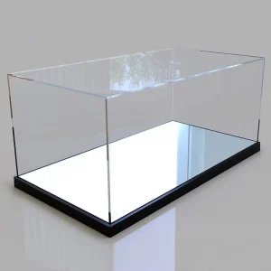 Custom Acrylic case Display Box Exhibition Uv Blocking case Figures Car Model Toys anti UV protection display Showcase for legos