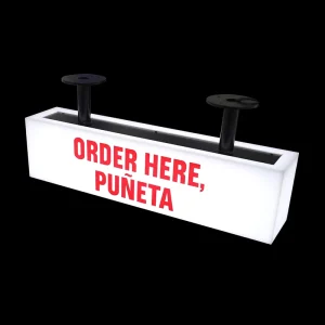 Custom Advertising Outdoor Light Box Double side Illuminated Cabinets for Shopfront