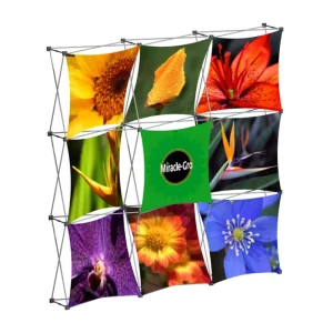 Custom Advertising Pop-Up Display Stand with Fabric Surface for Events