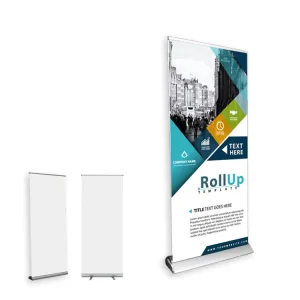 Custom Advertising Roll-Up Banner Folding Retractable Portable Stand Factory Direct Supply