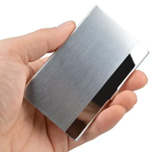 Custom Aluminium Stainless Steel Metal ID Business Credit Name Card Holder