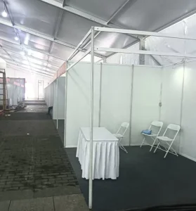 Custom Aluminum Extrusion Trade Show Expo Booth for Tent Standard Wall Display Stand with Good Price