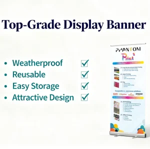Custom Aluminum Full-Size Digital Printing Roll-Up Banner