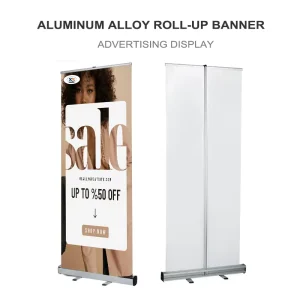 Custom Aluminum Retractable Roll Up Banner Stand Portable