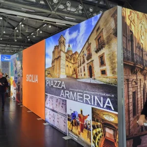 Custom Aluminum Trade Show Lightbox Exhibition Booth, 6x3m, 20x10ft