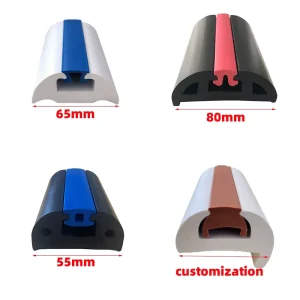 Custom Any-Shape Rubber Anti-Collision Bumper and Sealing Strip for Scooters, Yachts, Ships, and Garages