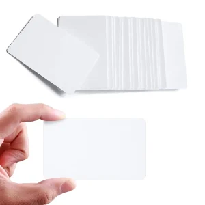 Custom Blank Glossy White PVC Sublimation Printable Plastic Visiting Business Id Card