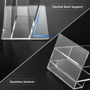 Custom Clear Acrylic 8.5 X 11 Wall Mounted Brochure Holder Flyer Display Rack