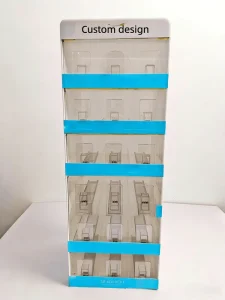 Custom Clear Acrylic Multi-Layer Retail Display Rack for Countertop