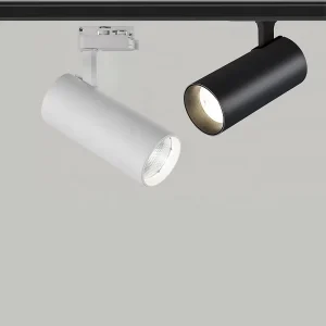 Custom Color 8W 15W 30W 35W CE RoHS 230V 95 lm/W Black White Dimmable LED COB Track Light