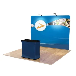 Custom DIY Banner Photo Booth Aluminum Square Tension Backdrop Stand Lightweight Washable Display Rack