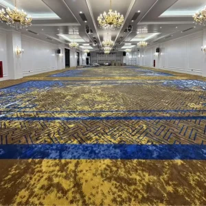 Custom Design Nylon 6 Fire-Resistant 3D Printed Wall-to-Wall Carpet for Auditoriums and Banquet Halls