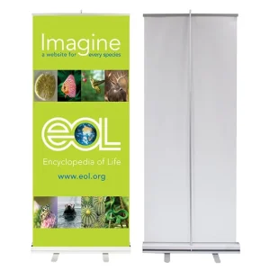 Custom Design Printed Roll-Up Banner Stand with Steel Feet