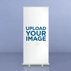 Custom-Design Roll-Up Banner Stand with Aluminum Base Single-Sided