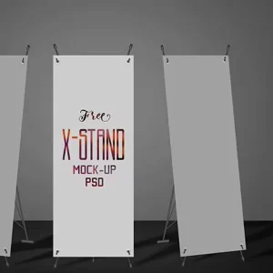 Custom Design X banner Stand Printing Service Promotional Advertise Printing Canvas Banner Custom PVC Vinyl Banner