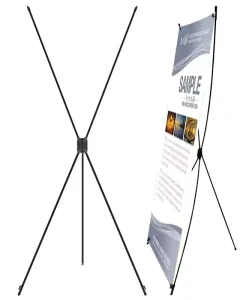 Custom Digital Printing X Banner Stand for Commercial Advertising