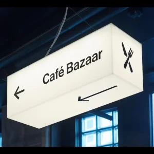 Custom Double-Sided Outdoor Acrylic LED Advertising Light Box Sign