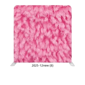 Custom Double-Sided Printed Polyester Stretch Cloth Photo Booth Backdrop with Aluminum Frame