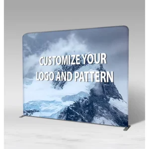 Custom Eco Friendly Portable Trade Show Tension Fabric Stand Tube Backdrop Display Wall Stretch Fabric