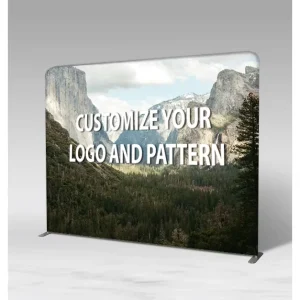 Custom Eco-Friendly Tension Fabric Backdrop Portable Exhibition Booth Display Stand