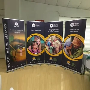 Custom Exhibition Roll-Up Banner Stand