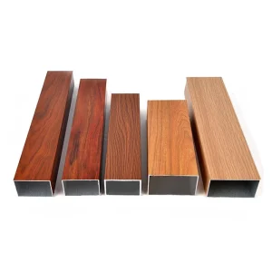 Custom Extrusion Aluminum Profile Exhibition Booth with Wood Finish