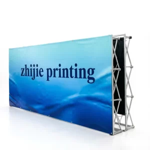 Custom Fabric Adjustable Height for up Banner Stand for Shop Display Backdrop
