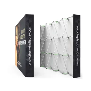 Custom Fabric Display Stand with Carrying Bag for Trade Shows