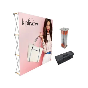 Custom Fabric Event Pop-Up Portable Trade Show Display Backdrop Stand