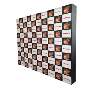 Custom Fabric Event Pop-up Backdrop Stand with Tension Fabric Display and Printing