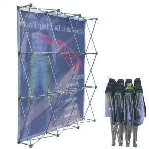 Custom Fabric Pop up Display Stand for Trade Shows and Product Launches