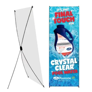 Custom Fabric X Banner Stand for Outdoor Advertising Custom Color Logo