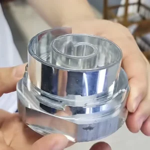Custom Factory Stainless Steel Compressor Scroll Plate Stable Operation CNC Machining Services