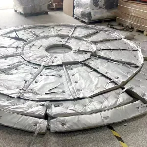 Custom Fireproof Waterproof Heat Shielding Industrial Pipe and Valve Protective Cover for Removable Insulation Jacket