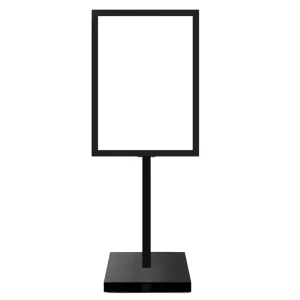 Custom Floor Poster Frame Display Stand for Stores, Malls, Weddings, Meetings, and Offices