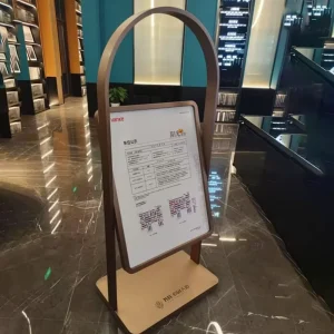 Custom Floor Sign Display Stand Poster Holder Rack