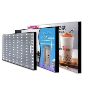 Custom Frameless Outdoor Waterproof Ceiling or Wall-Hanging LED Light Box with Soft Film