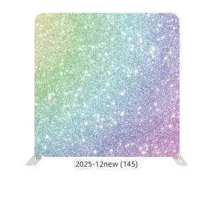 Custom Full-Color Stretch Cloth Backdrop Curtain, Portable Aluminum Frame