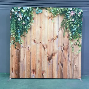 Custom Full-Color Tension Fabric Backdrop Stand Display 8ft 10ft 20ft Portable Commercial Event Display
