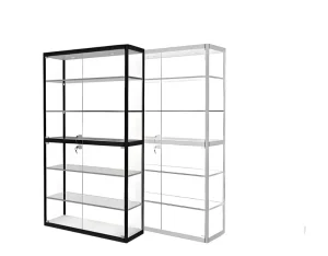 Custom Full Vision Tempered Glass Display Cabinet for Shopping Mall