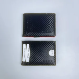 Custom Gift Minimalist Business Card Holder Genuine Leather Credit Card Holder Mini Wallet No Closure