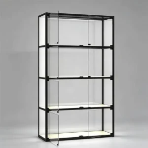 Custom Glass Display Cabinet with LED Showcase