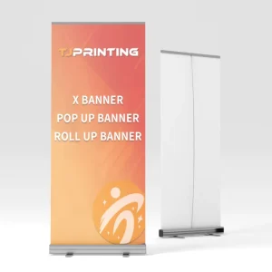 Custom Graphic Banner Display, 80x200cm Roll-Up Banner Stand