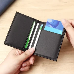 Custom Handmade Genuine Leather Men’s/Women’s Casual Business Card Holder