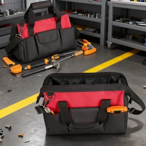 Custom Heavy Duty 16 Pockets Tool Organizer Bag Portable Tool Carry Tote Bags Electrician Tool Bag