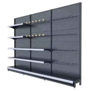 Custom Heavy-Duty Metal Display and Storage Rack for Supermarkets